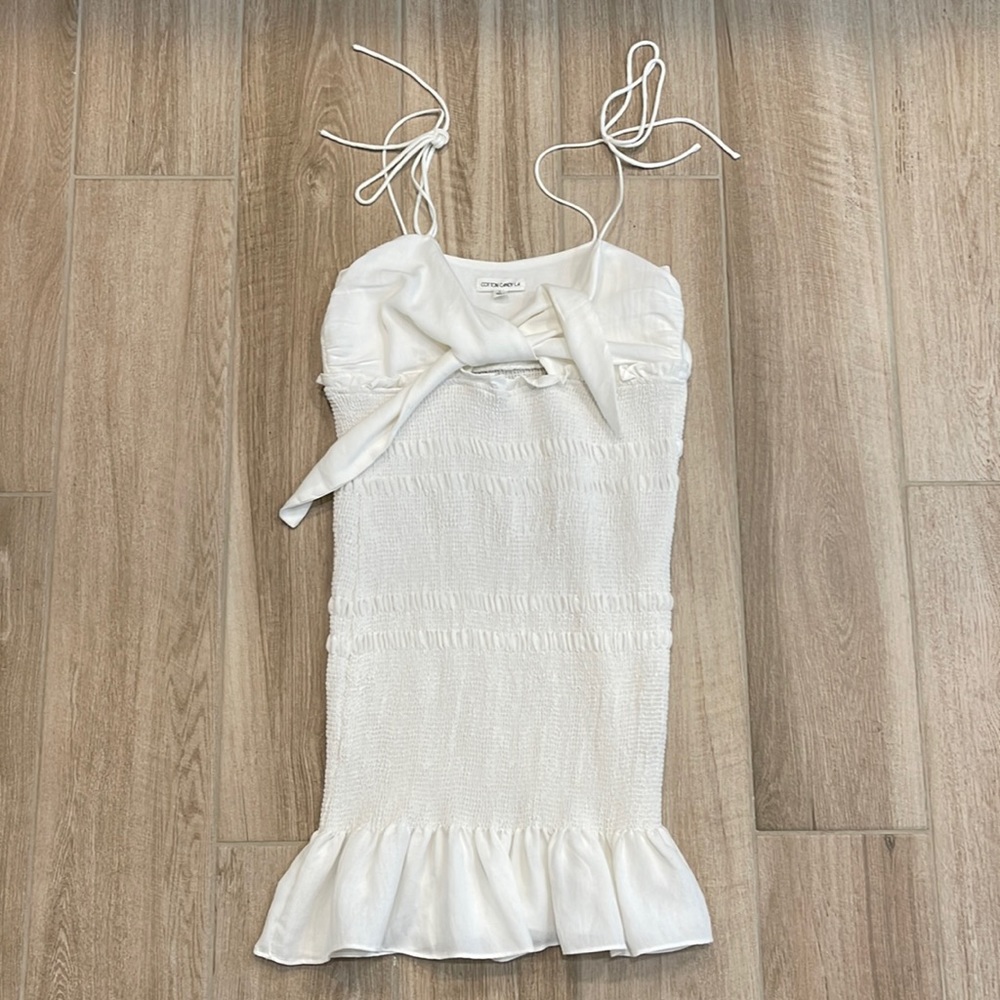 Cotton Candy White Dress